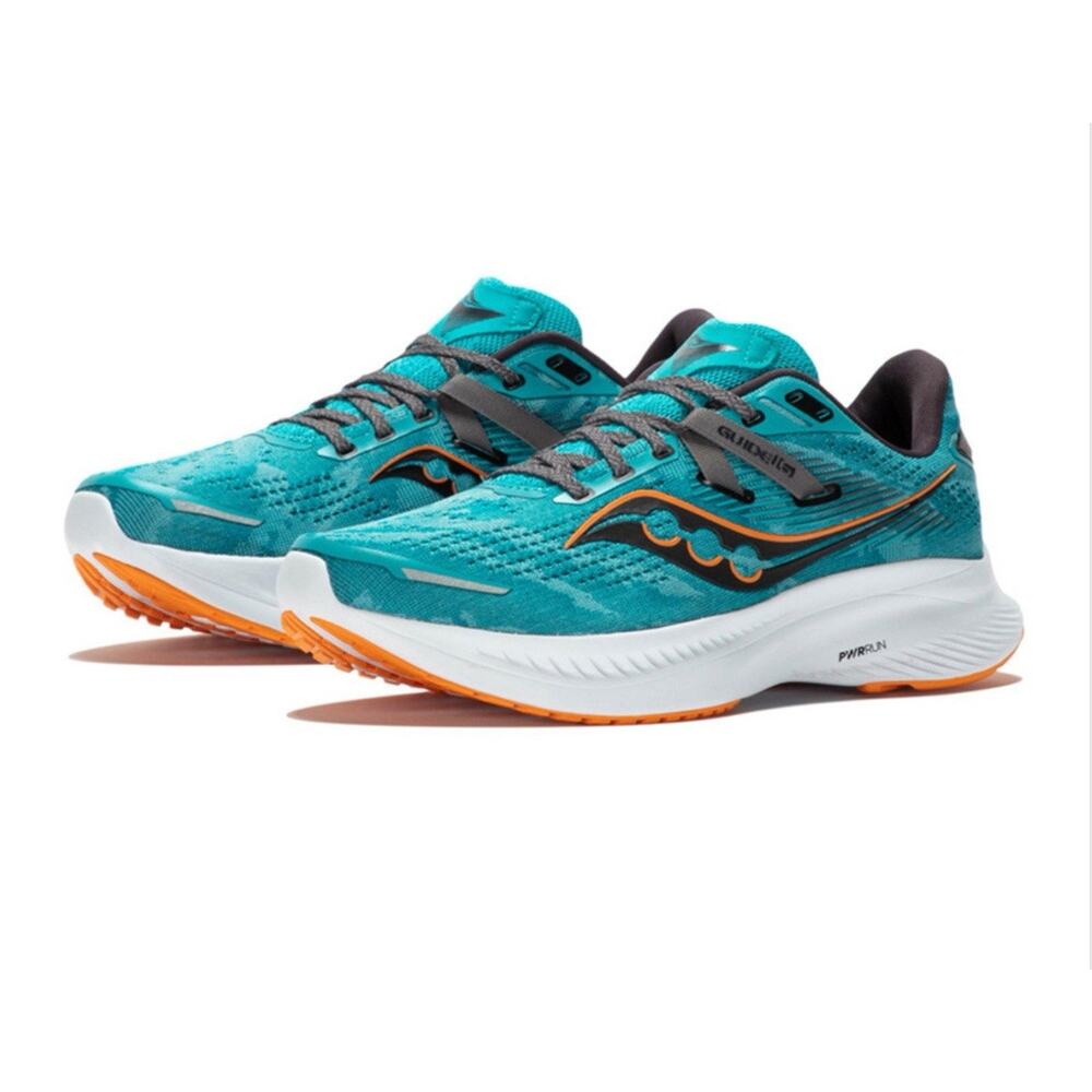 Saucony Guide 16 Men's Running Shoes Sneakers Blue, Size 9.5 Retail For 177.00